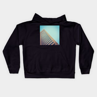 Diagonal Architecture Abstract Kids Hoodie